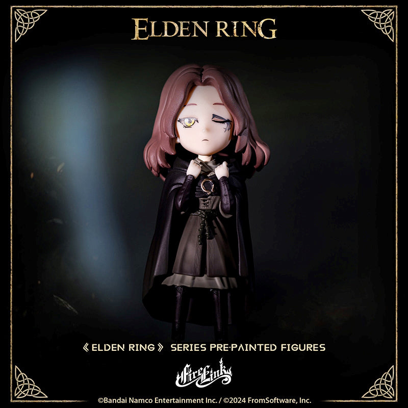 Starforged FireLink Elden Ring Series Pre-painted Figures Blind Box
Step into the fantastical world of Elden Ring and get up close with your favorite characters.
The first series of Elden Ring blind boxes brings together six iconic characters from the game.
 Each Figures is meticulously designed and pre-painted, showcasing the exquisite details and style of the game. Whether you're a dedicated fan of the game or a model collector, this series will add brilliance to your collection. Seize the opport